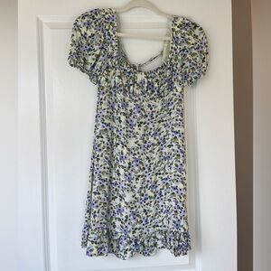 Zara puff sleeve dress, S